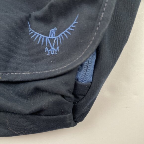 Osprey Flap Jill Small Crossbody Mini Messenger Bag Blue Canvas - Picture 4 of 11